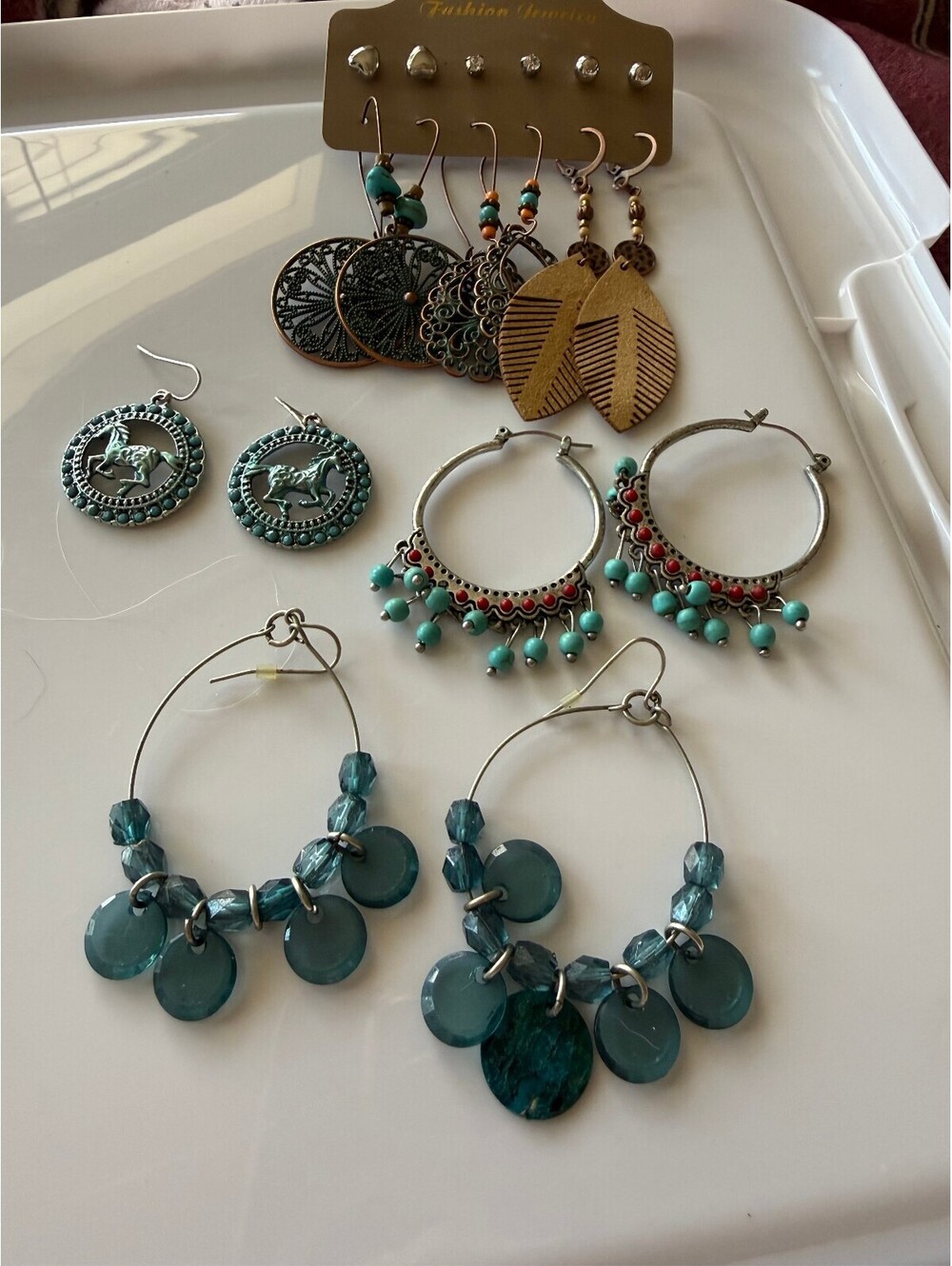 BOHO Festival 8 pairs of earrings